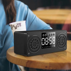 Bluetooth 5.0 Speaker Wireless Speaker LED Alarm Clock Music Player TF Card FM Radio Speaker