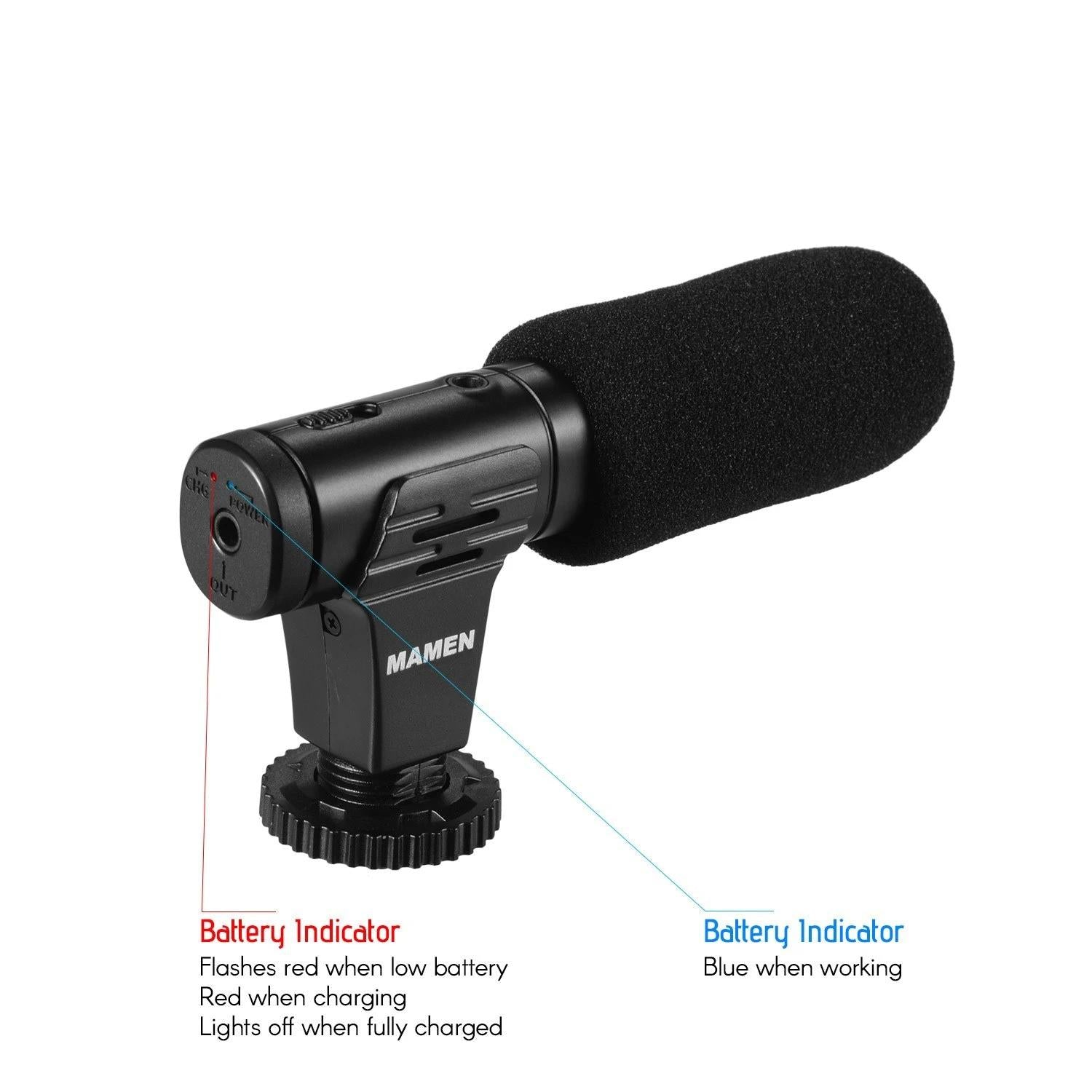 Metal Super-cardioid Directional Video Microphone