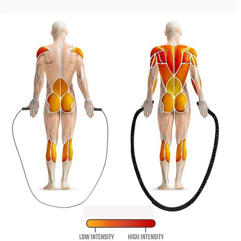 Heavy Jump Rope Skipping Crossfit Battle Power Training Strength Building Muscle For Workout Fitness -dd