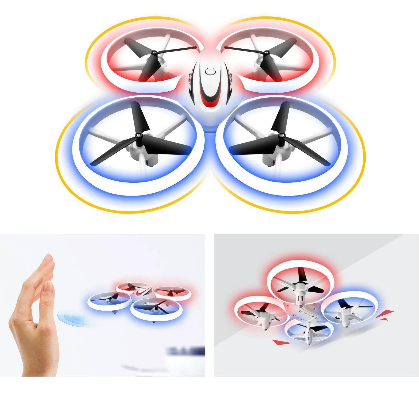 2.4GHz 4 Channel S123 LED Mini Drone for Kids Remote Control Small RC Quadcopter