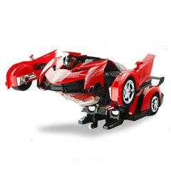 2 In 1 RC Car Wireless Sports Transformation Robot Model Deformation Truck Fighting Toy