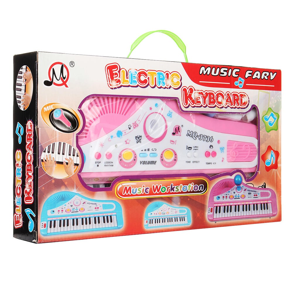 37 Keyboard Mini Electronic Multi-functional Piano With Microphone Educational Toy Piano For Kids