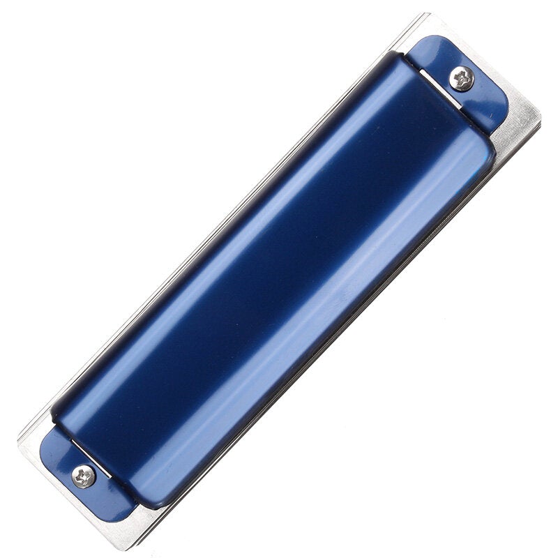 10 Hole Blues Harmonica Tone A B C D E F G Blue Color For Beginner