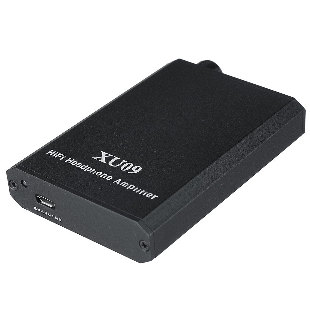 Earphone Amplifier Rechargeable High Performance Stereo XU09 Portable Headphone Amplifier Built-in Battery for Laptop PC