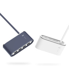 4 Port USB Docking Dock Fast Charging Micro USB Type C HUB Splitter Adapter For Mi8 Mi9 iPad MacBook