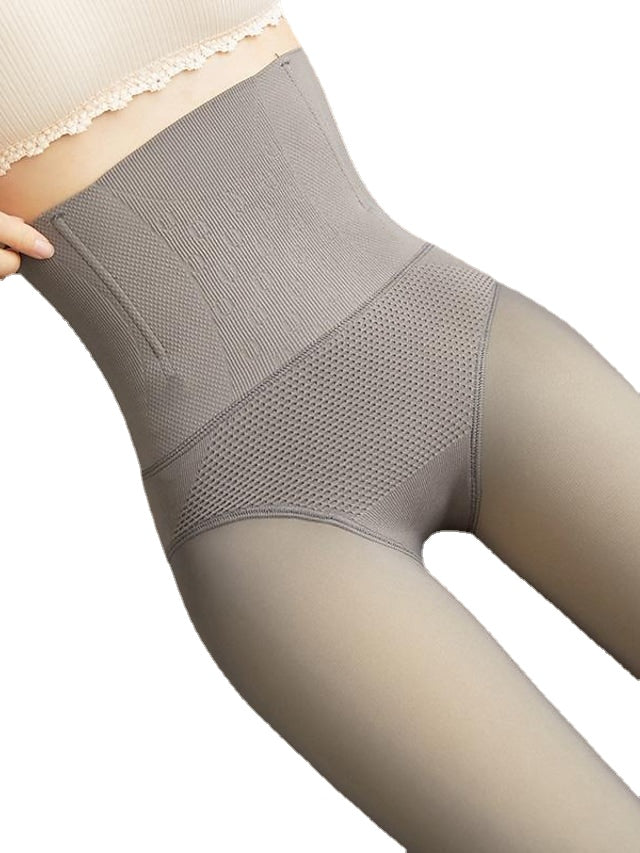 Fleece lined Thermal Warm Butt Lift Elasticity Lounge Ladies Tights