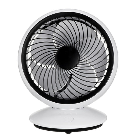 USB Rechargeable Portable Desk Strong Cooling Fan 270 Automatic Rotation