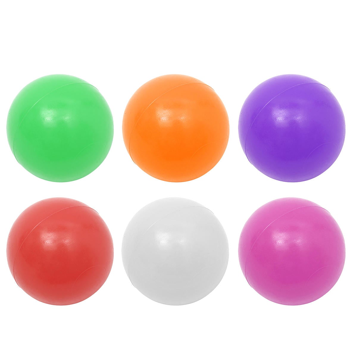 50pcs Ocean Ball Toy 5.5cm Soft Plastic Pit Pool Developmental Toys