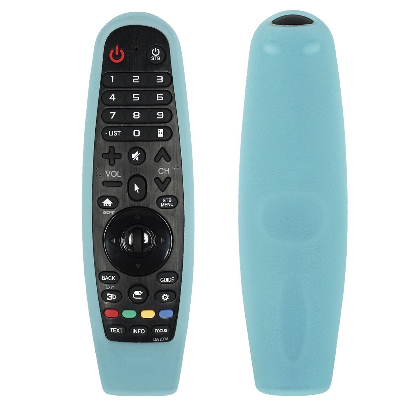 TV Remote Control Protective Silicone for LG AN-MR600 AN-MR650 Shockproof Washable