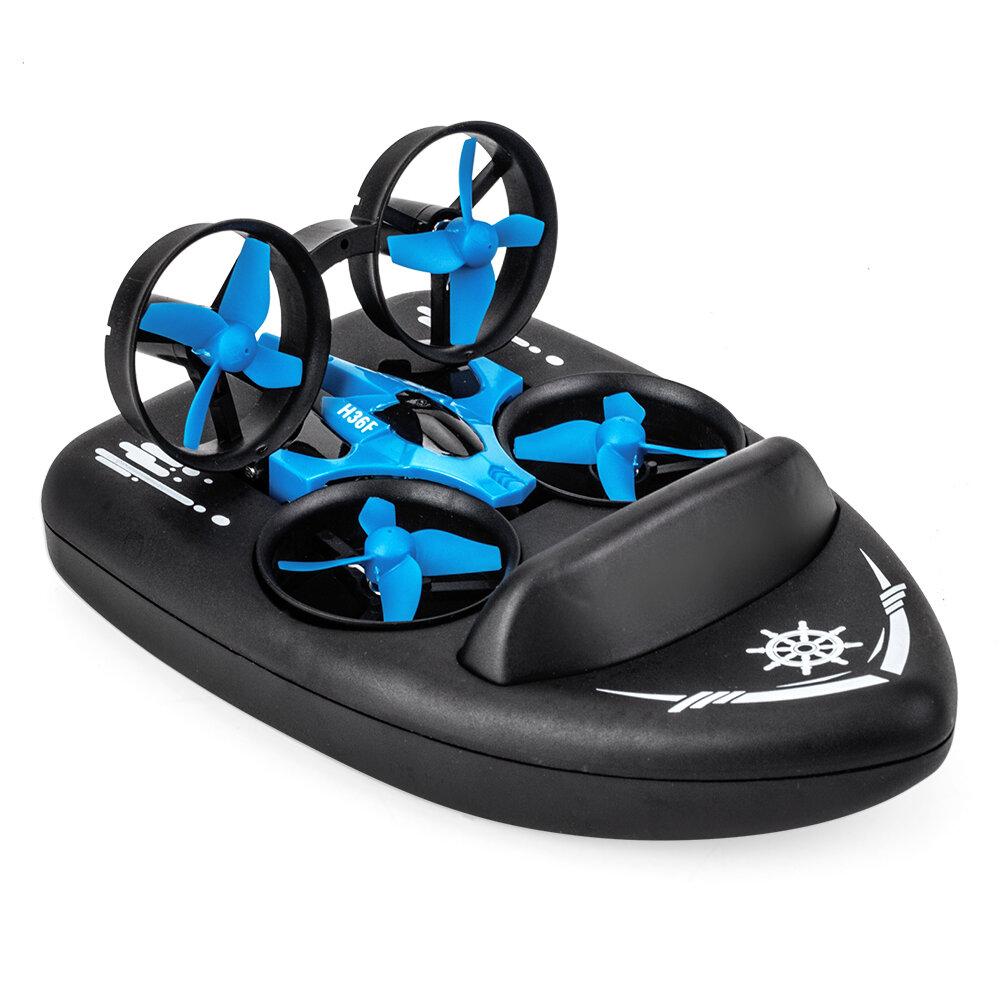 2.4G 3 In 1 RC Boat Vehicle Flying Drone Land Driving RTR Model