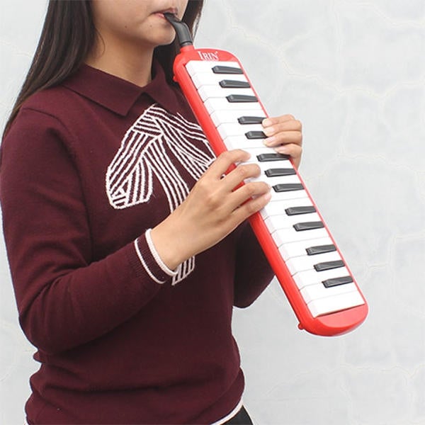 32 Key Melodica Keyboard Mouth Organ with Pag for School Student