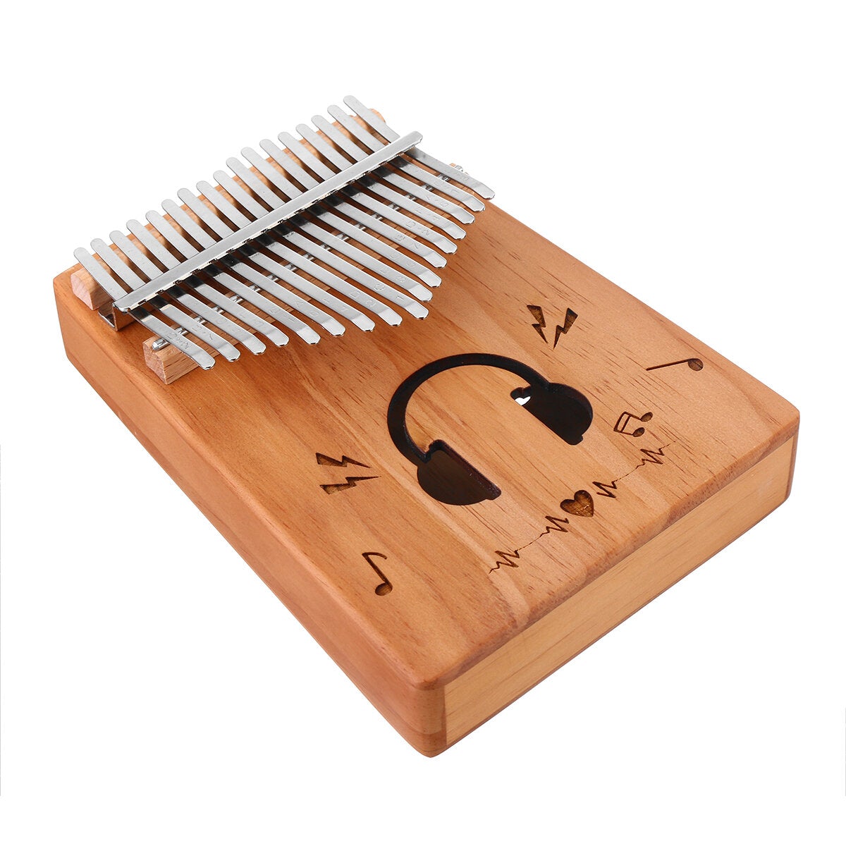 17 Key Kalimba Spruce Wood Thumb Piano Finger Musical Instrument Toy Beginner