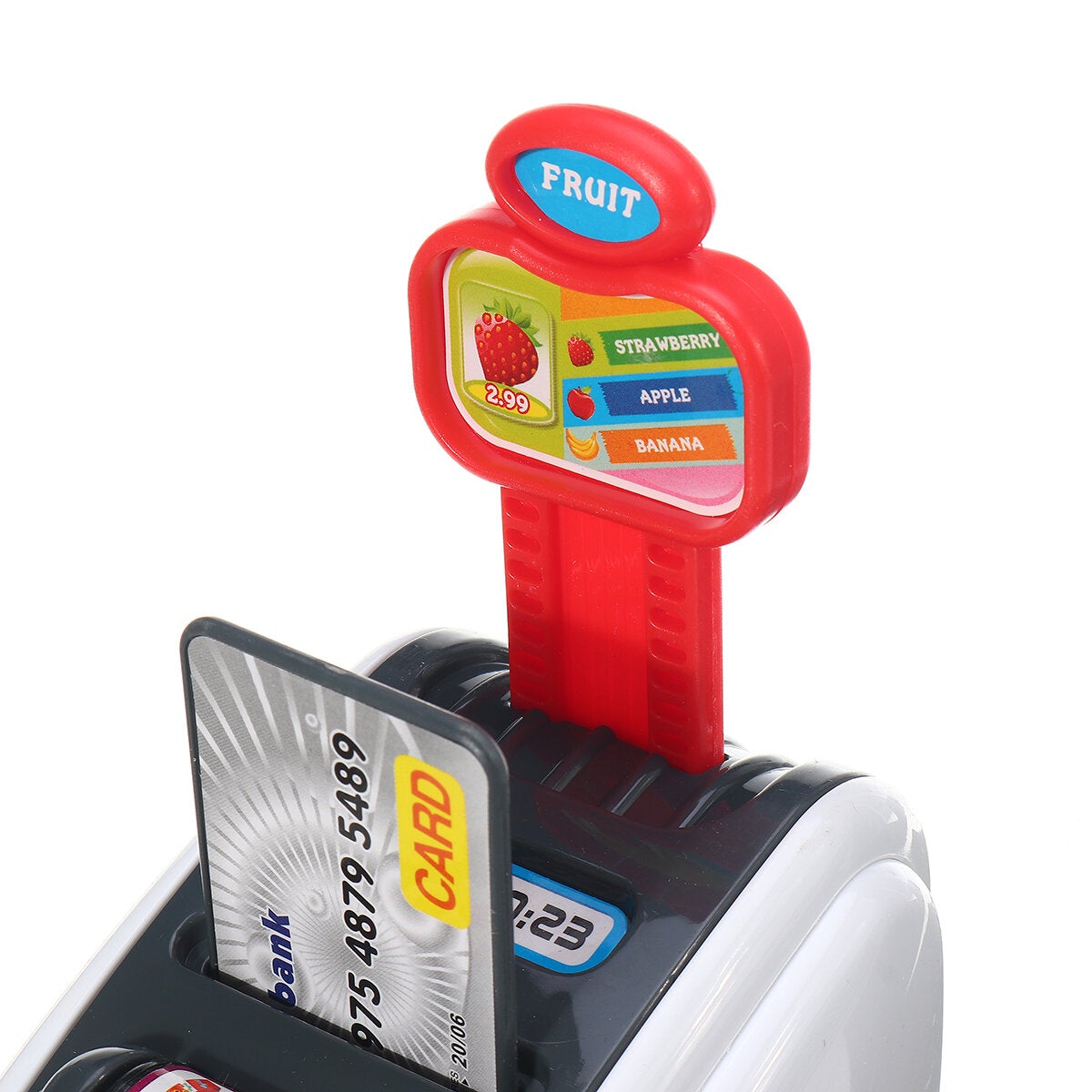 24 PCS Multi-functional Supermarket Simulation Cash Register Interactive Set Toys for Childrens Family Tool