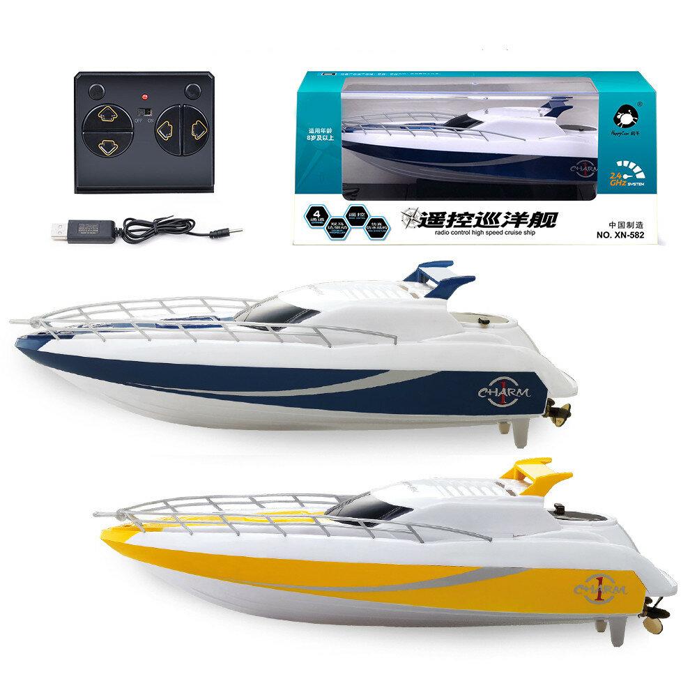 Mini RC Boat Toy High Speed Racing For Children Models Control Remote Kids Gift