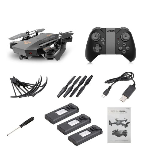 Selfie Drone WIFI FPV RC Quadcopter Fly More Combo - RTF