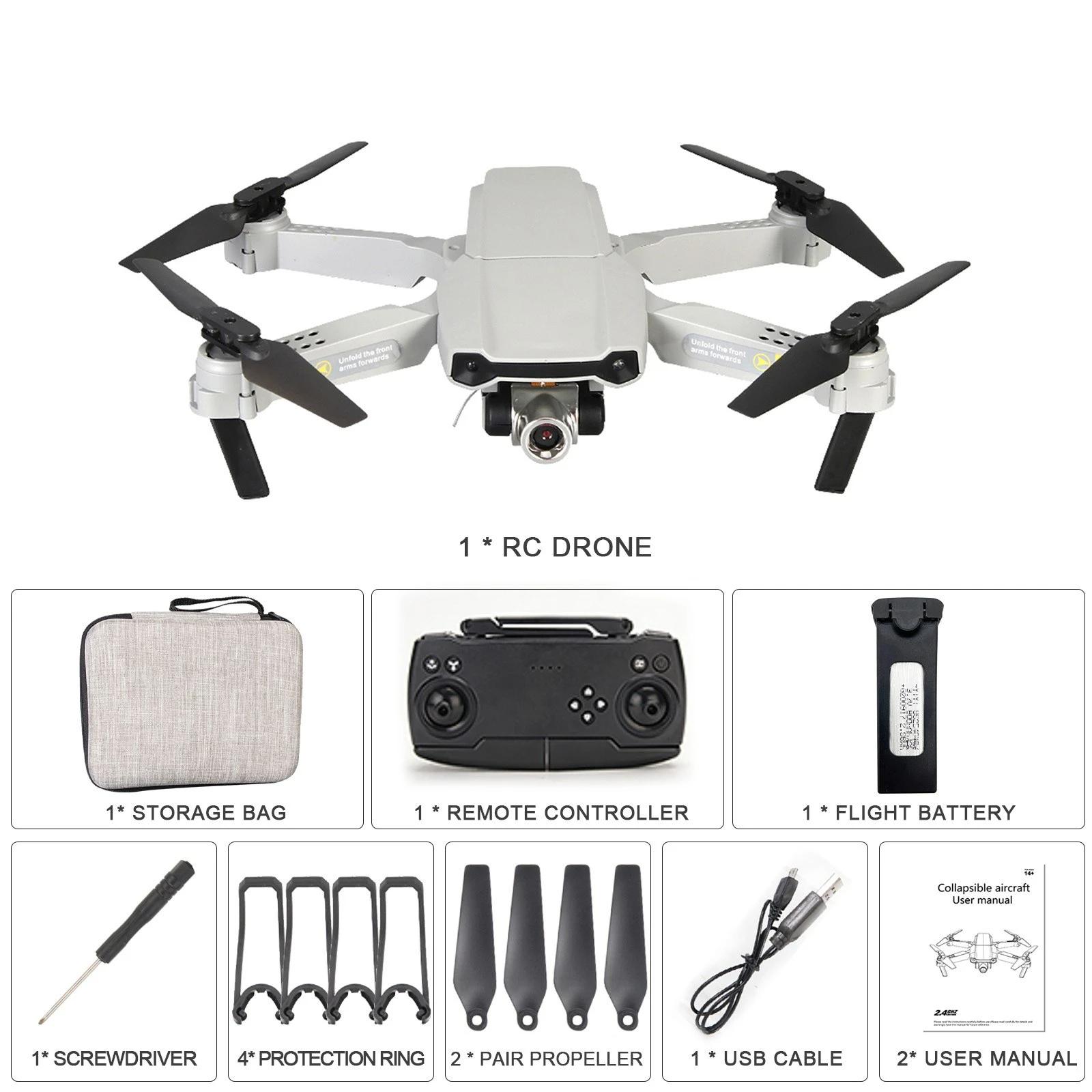 4K Mini Drone RC Foldable Quadcopter