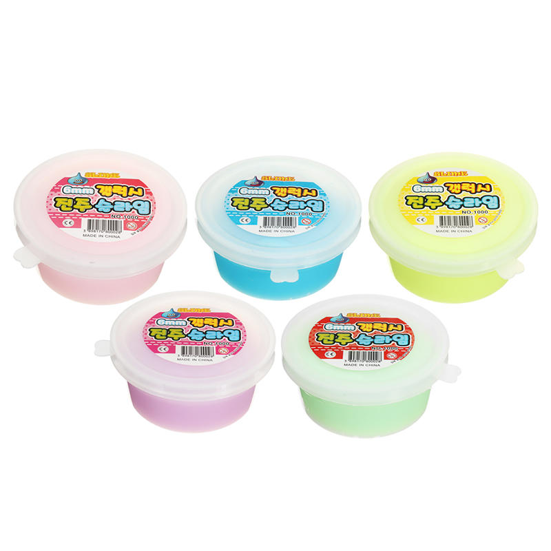 Slime Fruit Jelly Pudding Mud DIY Cotton Plasticine Kid Adult Stress Reliever Decompress Toy Gift