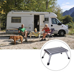 Portable Folding Platform Safety Step Aluminium Alloy Ladder Camping Accessories