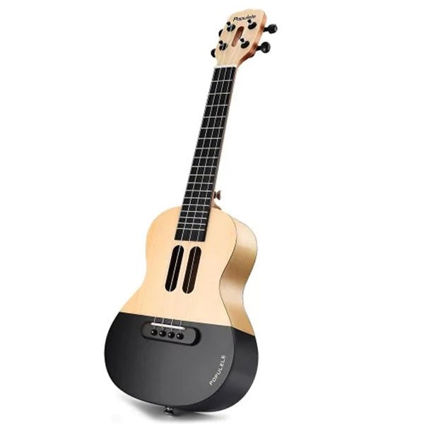 23 Inch 4 String Smart Ukulele with APP Controlled LED Light Bluetooth Connect