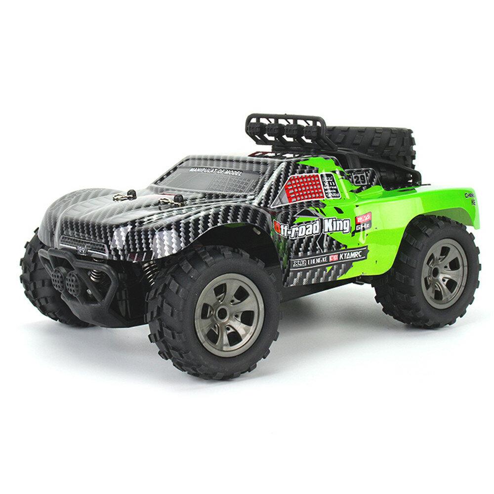 2.4G 18km/h RWD Rc Car Big Wheel Monster Off-Road Truck Vehicle RTR Toy