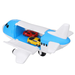 Storage Transport Aircraft Model Inertia Diecast Model Car Set Toy for Childrens Gift