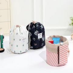 17x23cm Foldable Drawstring Bag Travel Toilet Bags Toiletry Case Pouch Organizer Pocket