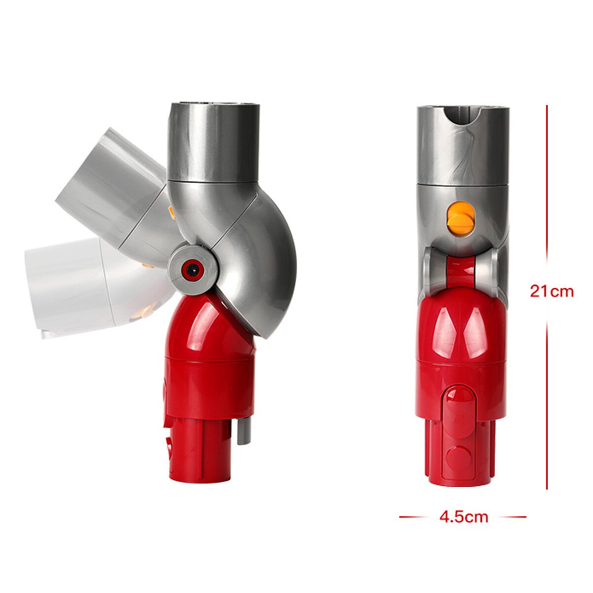 Suction Head Steering Elbow Replacements for V7 V8 V10 V11 Vacuum Cleaner Parts Accessories Bottom Conversion Head*1 Top