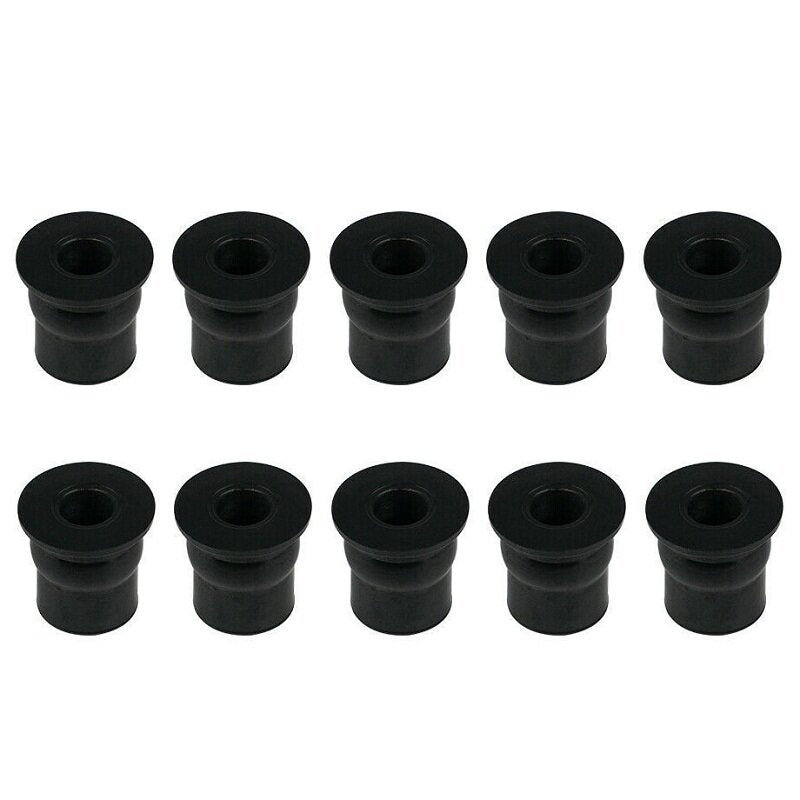 10pcs M4 / M5 / M6 Metric Rubber Well Nuts Windshield Fairing Cowls Fastener Screws Universal Motorcycle Fairing Cowl Fixing