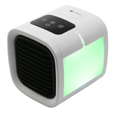 Air Conditioner Desktop Air Cooler Electric Fan 5 Gear Wind Speeds with Colorful Light Low Noise for Home Office