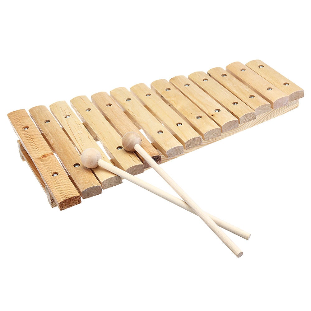 13 Tone Wooden Xylophone Musical Piano Instrument for Children Kid