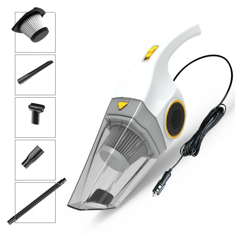 Wireless Handheld Auto Vacuum Cleaner 5000Pa 30000rpm Powerful Suction Wet Dry Dual Use for Home Car Office