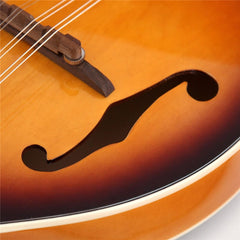 Sunset Color Rose Wood 8 Strings F Hole Mandolin for Music Player Gift