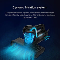 Ultrasonic Anti-Mites Vacuum Cleaner 2 Modes 600W Large Suction Power Cyclonic Filtration System 220-240V