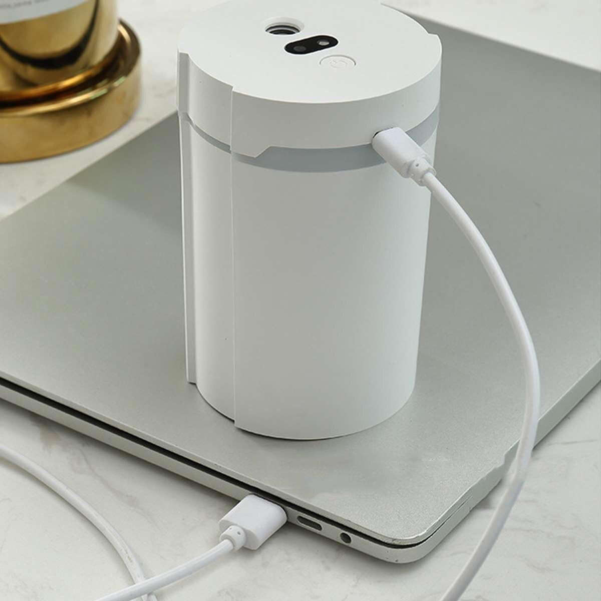 280ML Intelligent Induction Sprayer Mini Portable Air Humidifier With Night Light USB Charging Mute Touch Dustproof for Home Office