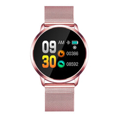 Stainless Steel SmartWatch 0.95 inch OLED Color Screen Blood Pressure Heart Rate Smart Watch - JustgreenBox