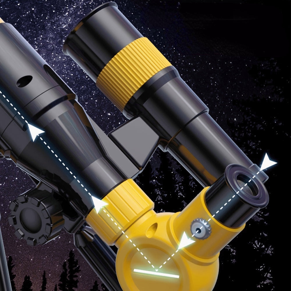 Portable Astronomical Telescope With 3 Eyepieces And Adjustable Tripod
