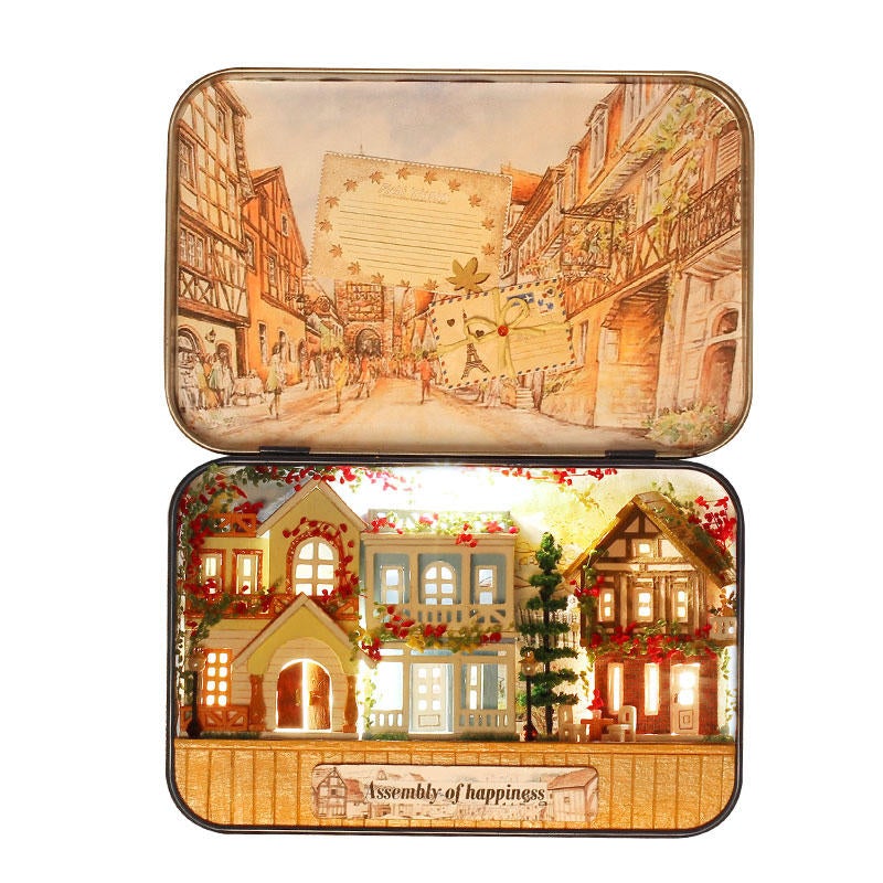 Happiness New Zealand Farm DIY Tin Box Secret Miniature Gift