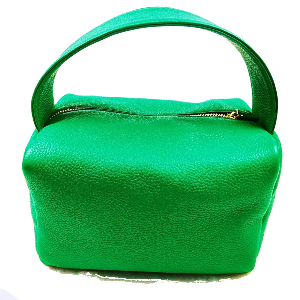 Natural Cowhide Wide Handbags Genuine Leather Office Mobile Phone Pockets Women Handbag High Quality Portable Bags