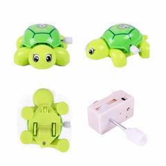 Cute Cartoon Animal Clockwork Turtle Mini Crawling Wind Up Kids Educational Classic Toy Random Color