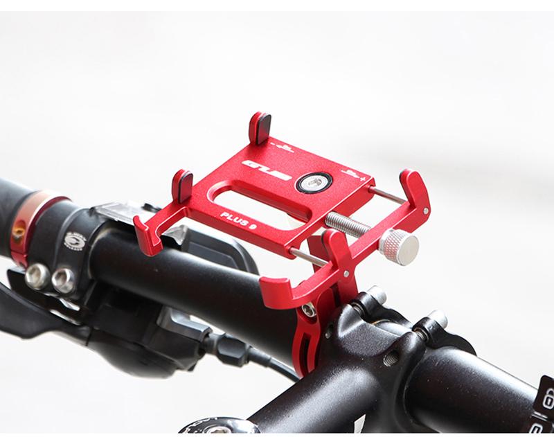 Aluminum Alloy Bike Phone Holder For iPhone X SE 7/8 Plus 6/6s Plus Samsung Galaxy s6/s7/s8/s9 Plus etc