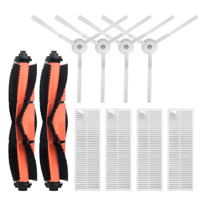 10pcs Replacements for Xiaomi Mijia G1 Vacuum Cleaner Parts Accessories Main Brushes*2 Side Brushes*4 HEPA Filters*4