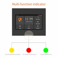 Wireless Wifi Smart Home Security Burglar Alarm System Kits Compatible with Alexa Support IOS & Android APP