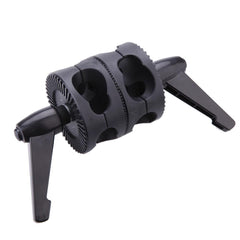 Dual Swiveling Grip Head Angle Clamp for Photo Studio Boom Arm Reflector Holder Stand