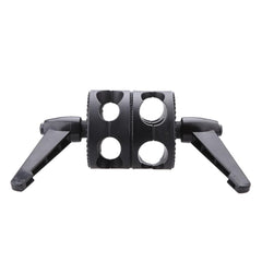 Dual Swiveling Grip Head Angle Clamp for Photo Studio Boom Arm Reflector Holder Stand