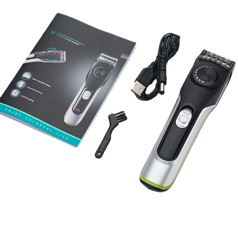 100-240V Cordless Hair Clipper USB Charging Electric Hair Trimmer for Men Kid