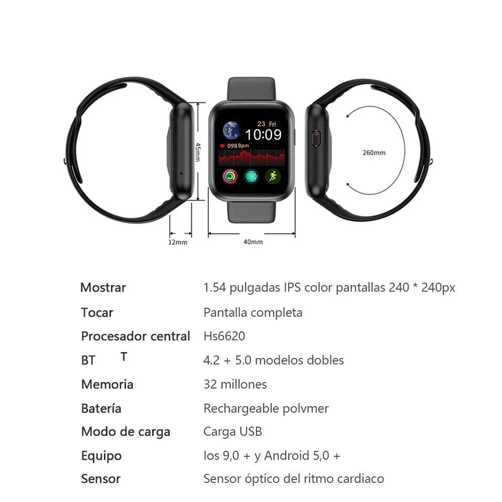 1.54-inch Full Touchscreen Smart Watch Multi-functional Intelligent Bracelet