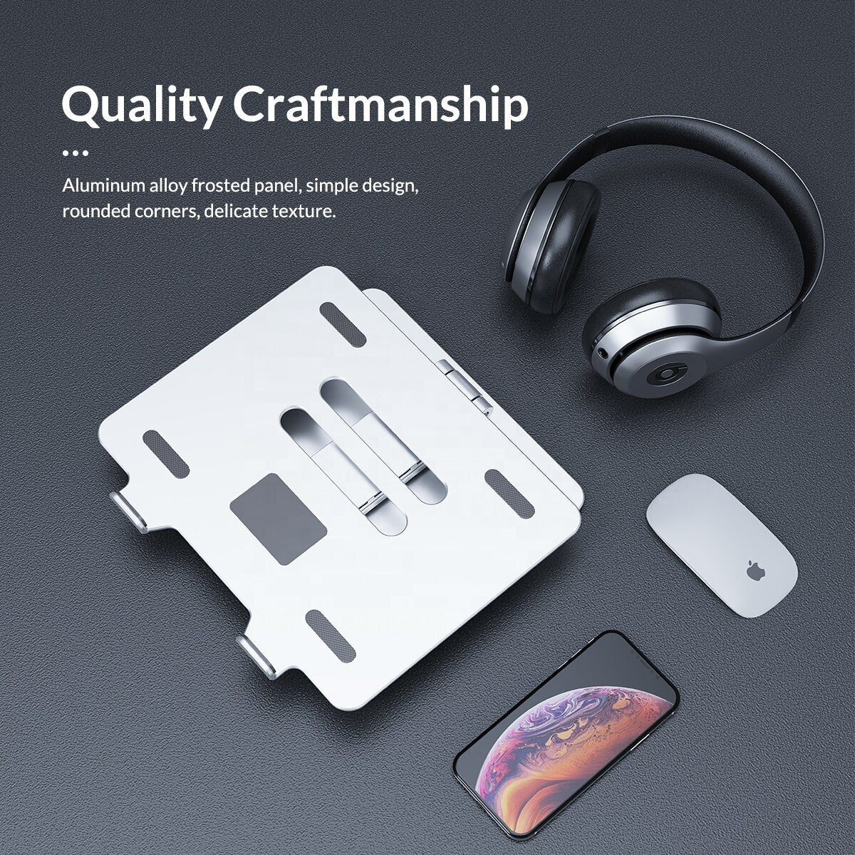 Computer HUB Folding Bracket Docking Station Adapter With USB-A 3.0*2 SD Card for iPhone 12 Pro Max for Samsung Galaxy Note S20