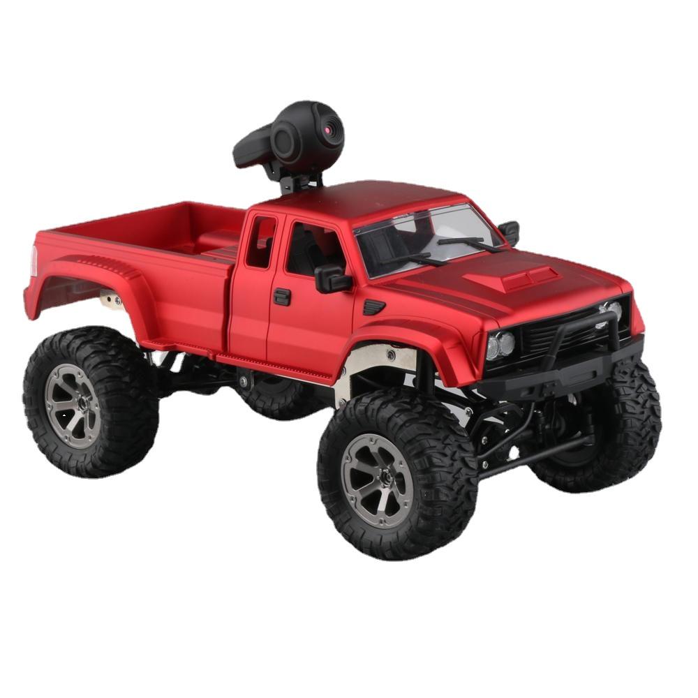 2.4G 4WD Rc Car 720P HD WIFI FPV Off-road Military Truck W/LED Light RTR Toy