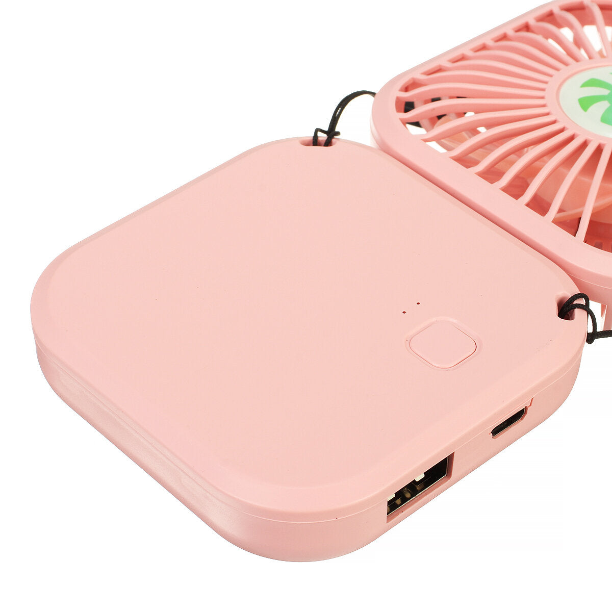 Summer Cooling Fan USB Mini Fan Silent Handheld Fan DC5V 5W 3000mAh Adjustment Rechargeable Hanging Neck Fan