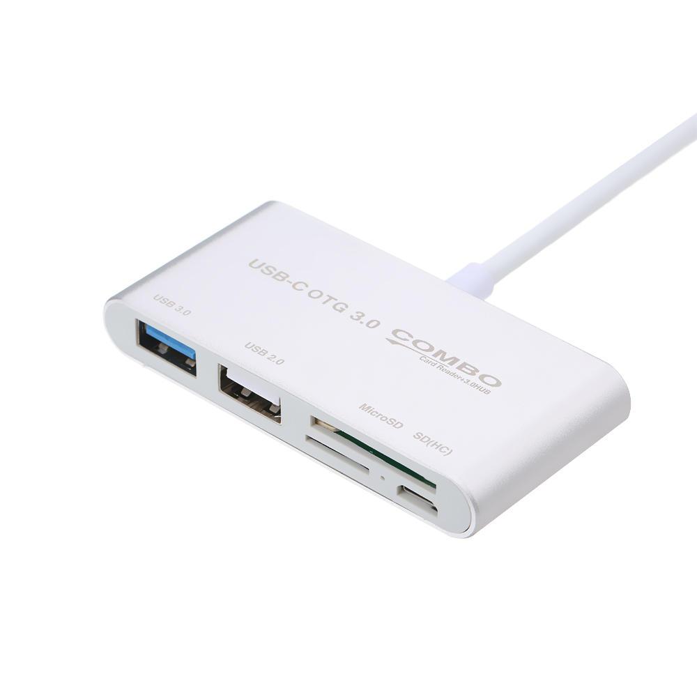 5 In 1 USB 3.1 Type C SD TF Card Reader HUB OTG Multi Spliter Adapter For Macbook Pro Air Tablet Laptop